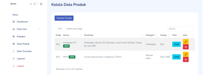 Elsa Offset Booking Web